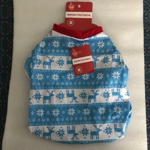 Pet Central Reindeer Dog Pajama NEW For sale Size M-14”/35.56cm